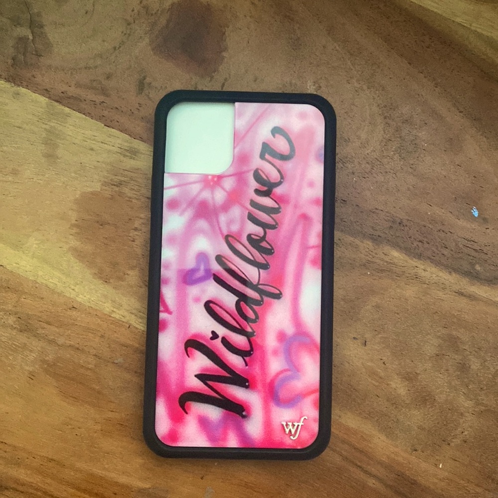 Pink Wildflower 11 pro max phone case